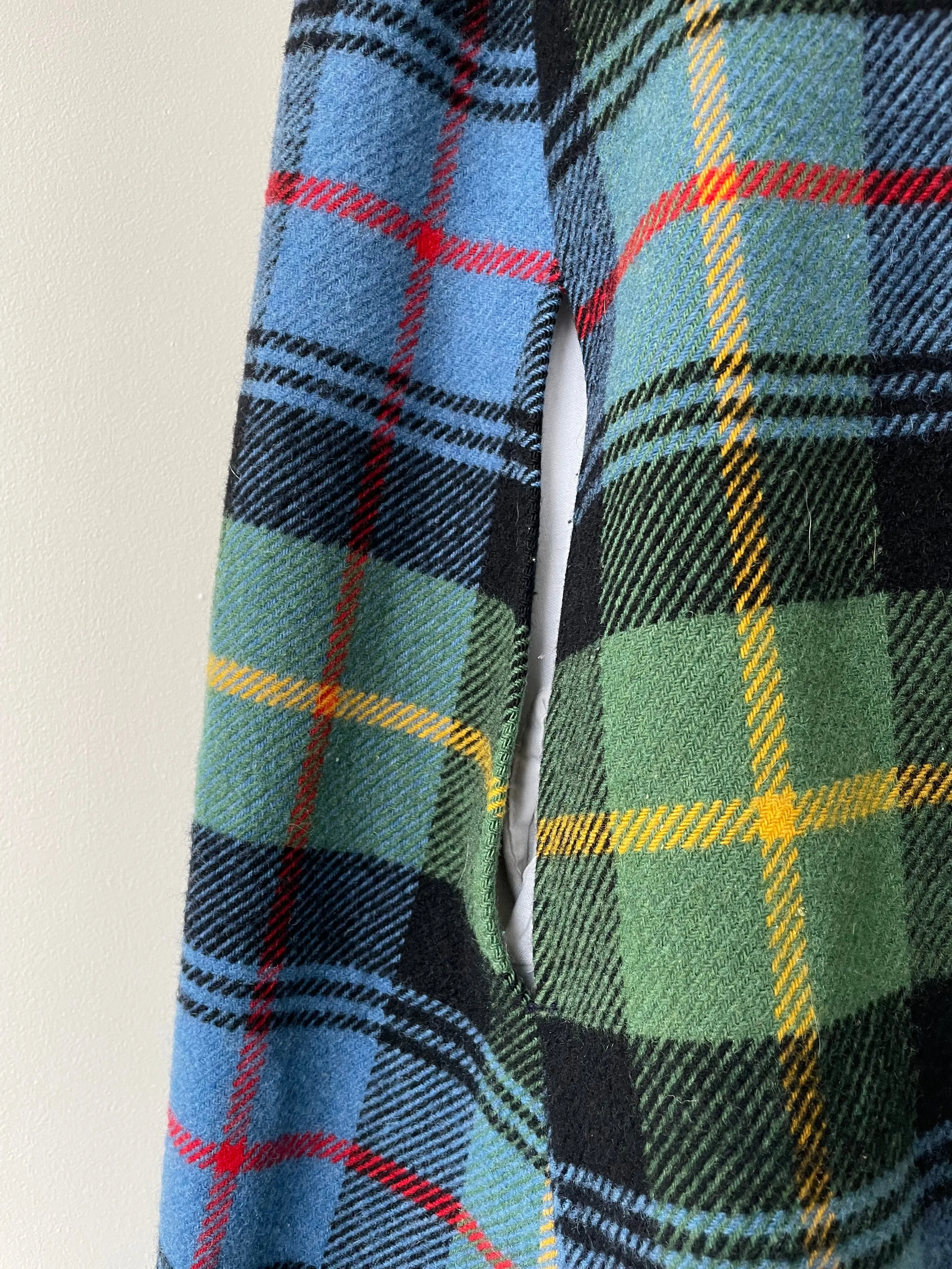 1950s MacNeil Tartan Wool Cape