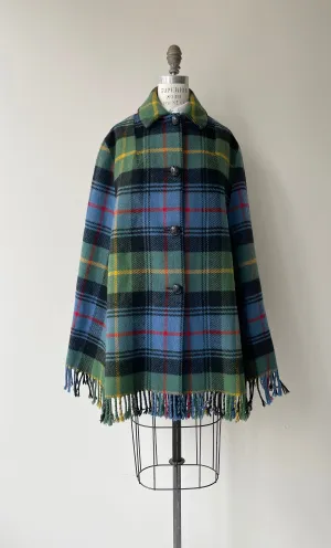 1950s MacNeil Tartan Wool Cape