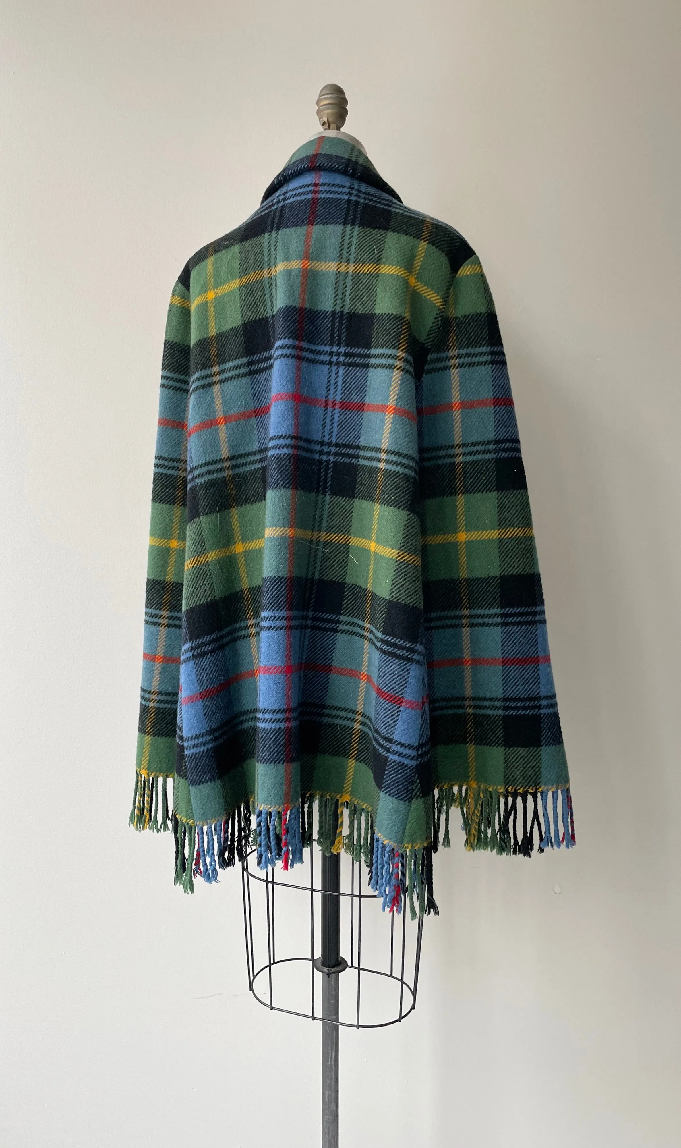 1950s MacNeil Tartan Wool Cape