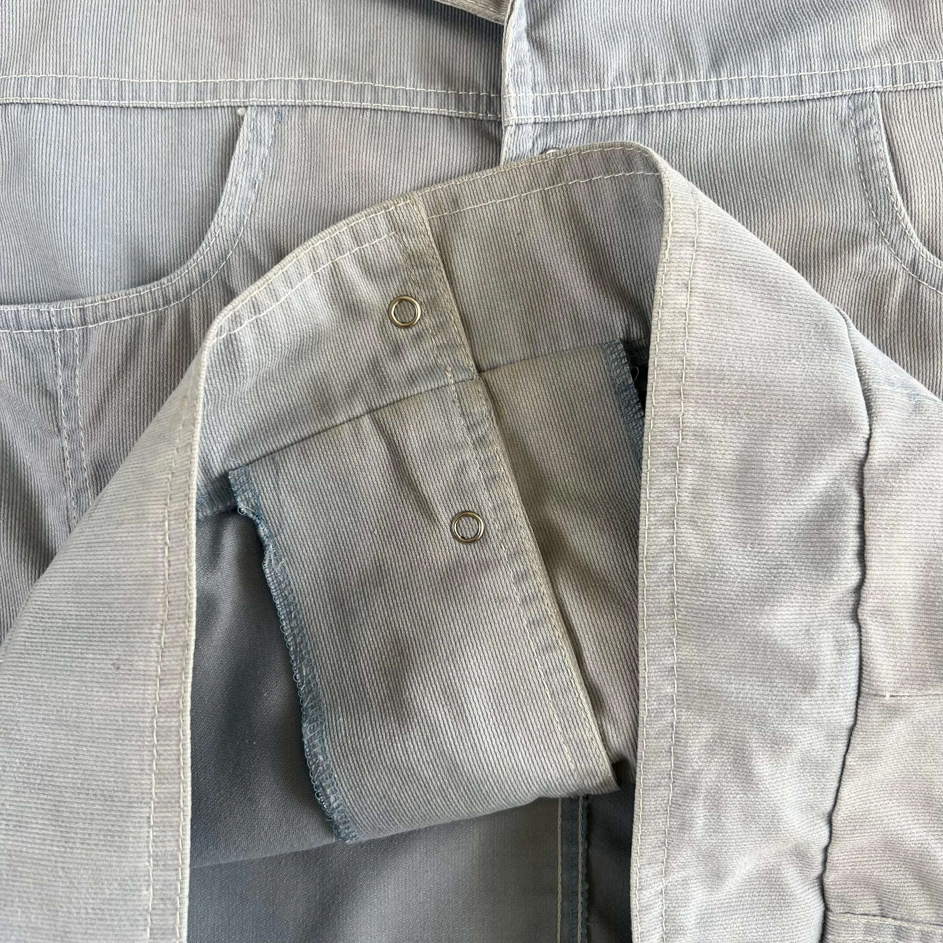 70s Lightweight Corduroy Boxy Pearl Snap Jacket- L