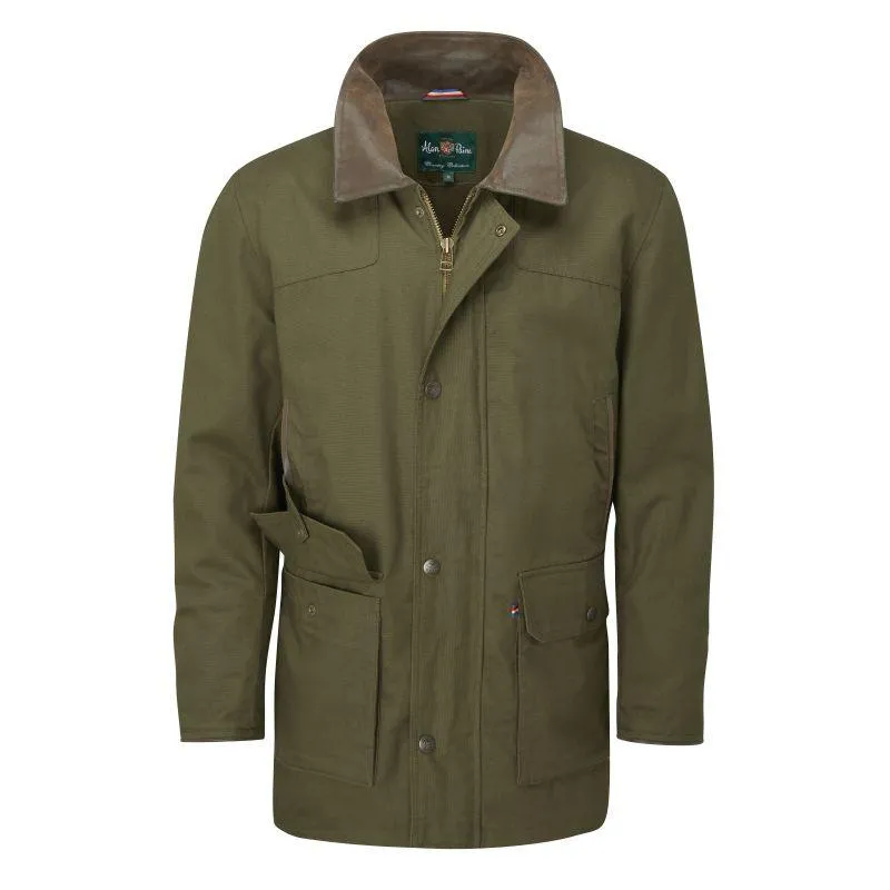 Alan Paine Kexby Mens Lightweight Waterproof Coat - Olive