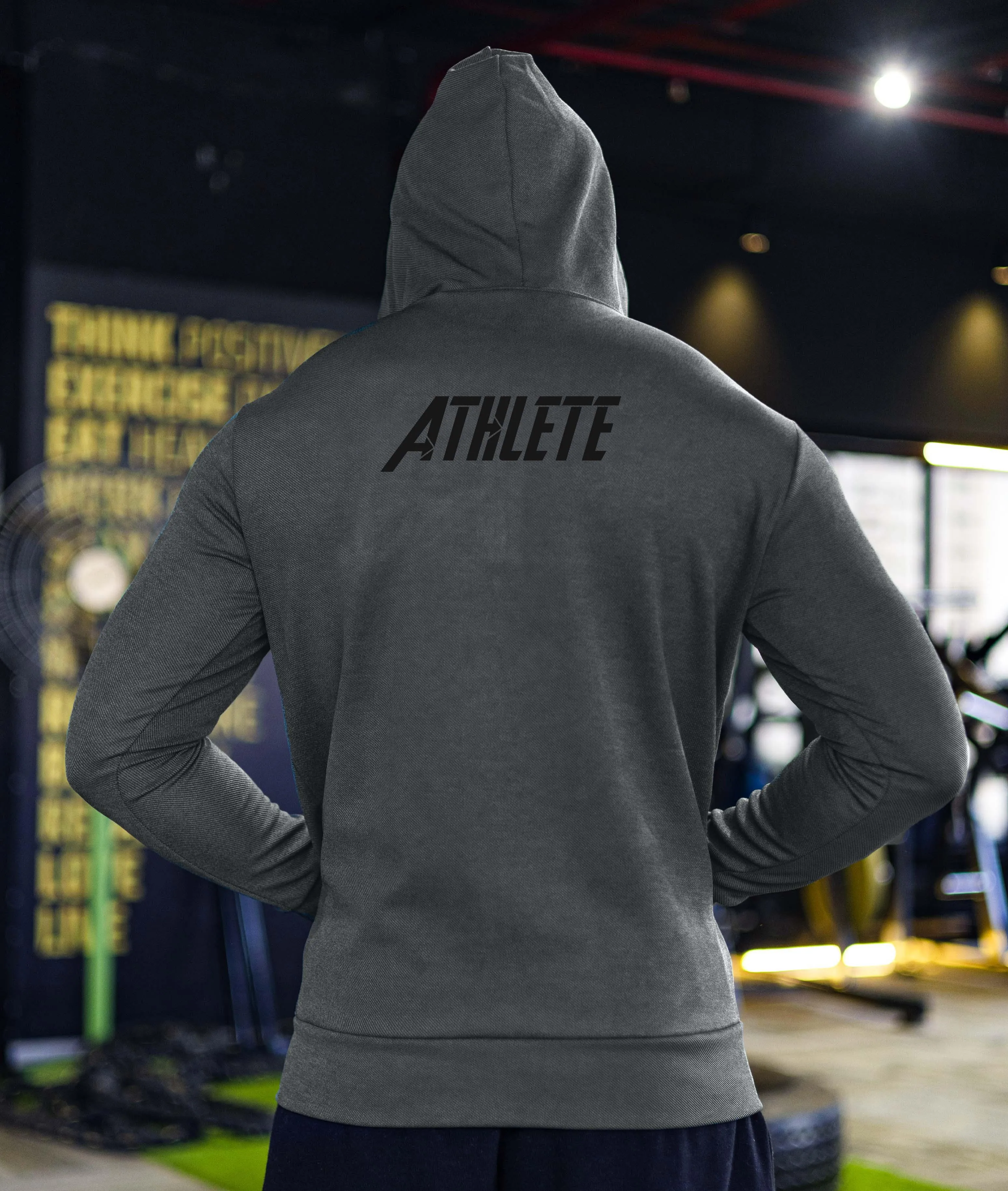 Athlete GymX Hoodie: Metal Grey