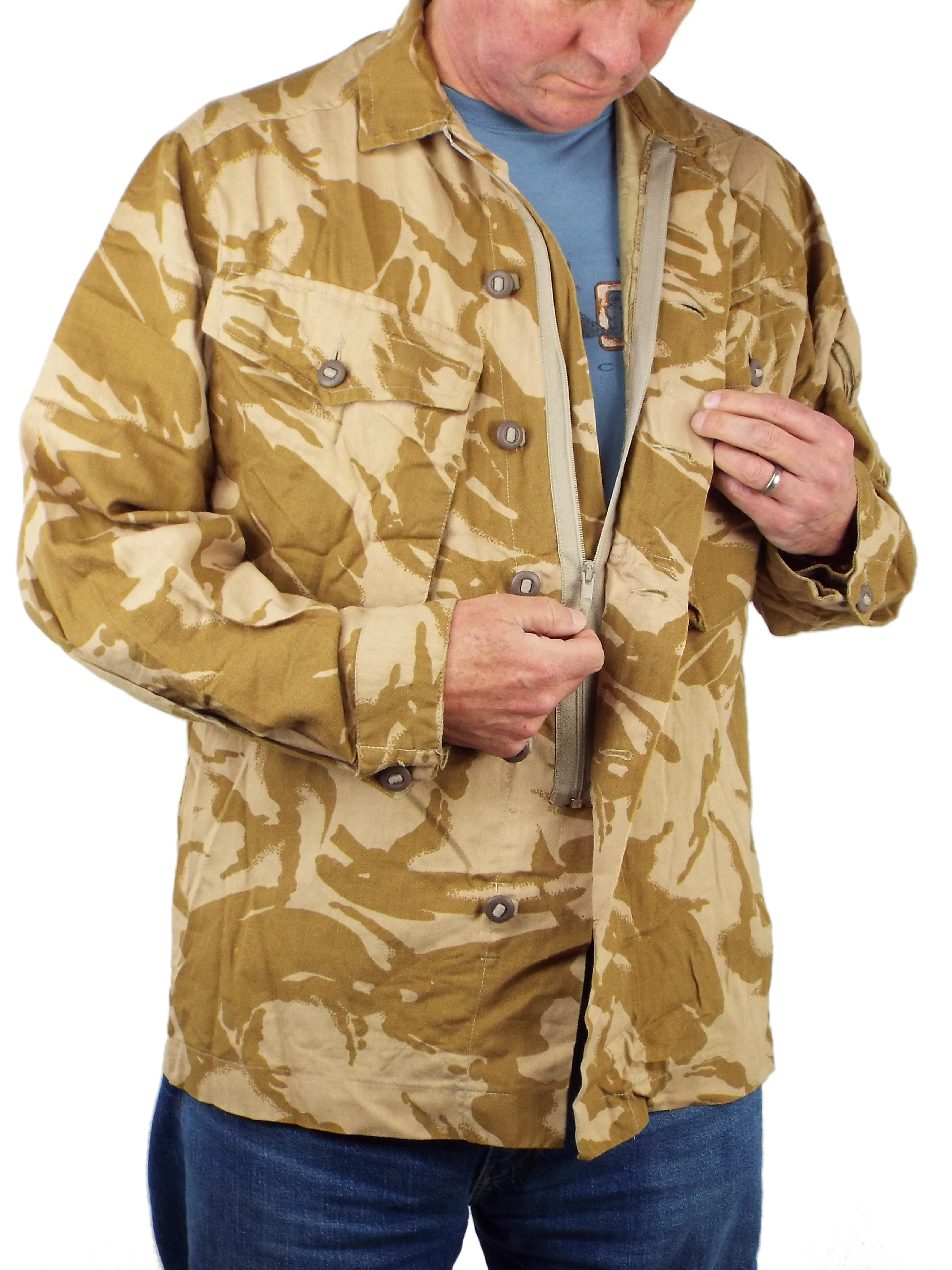 British Desert Lightweight Combat Jacket - Zip Front - Grade 1