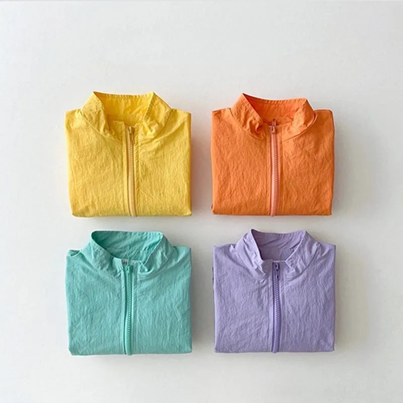 Candy-Colored Lightweight Windbreaker