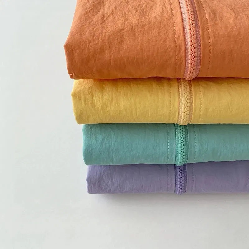 Candy-Colored Lightweight Windbreaker