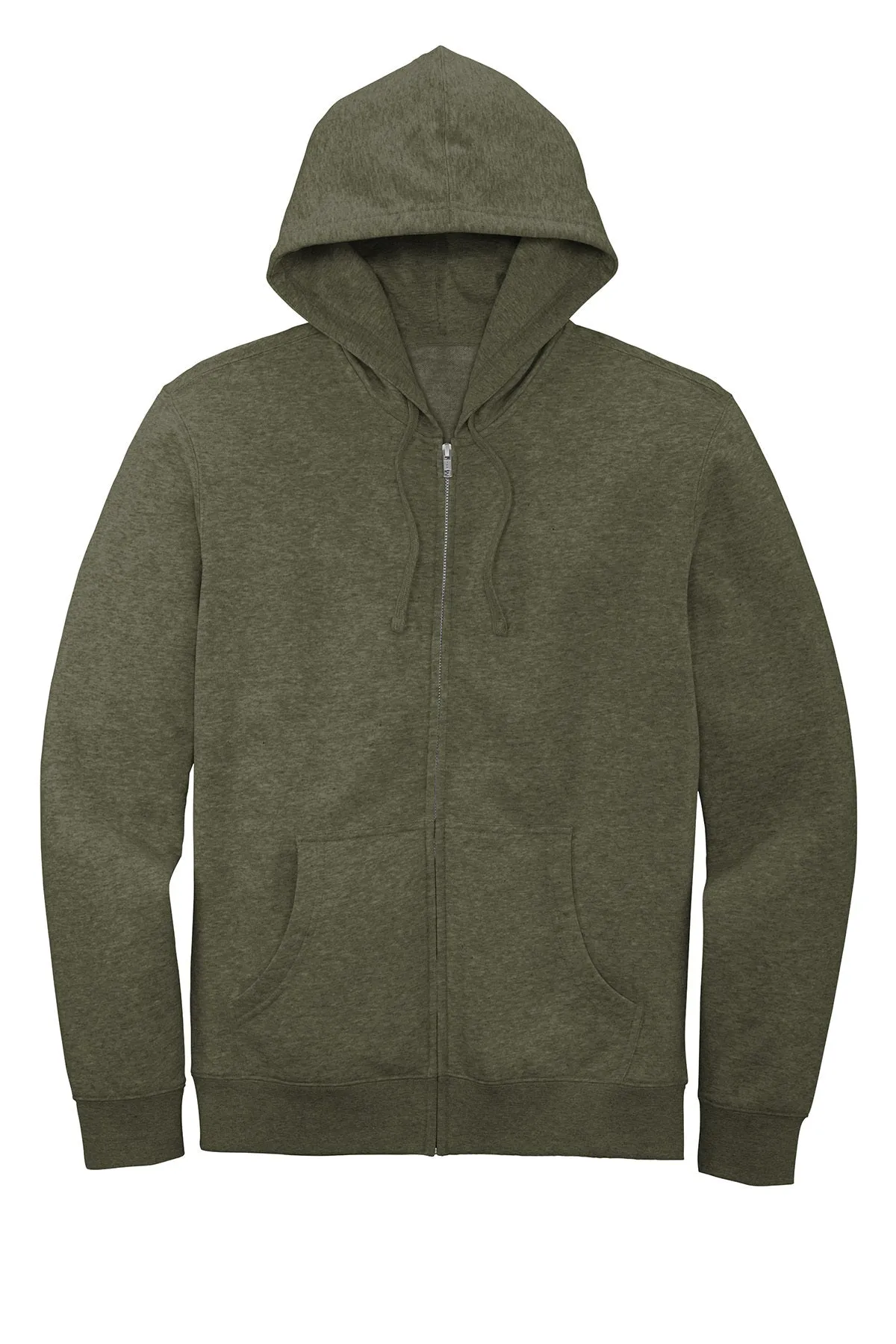 District VIT Cotton Fleece Full Zip Hoodie Sweatshirt