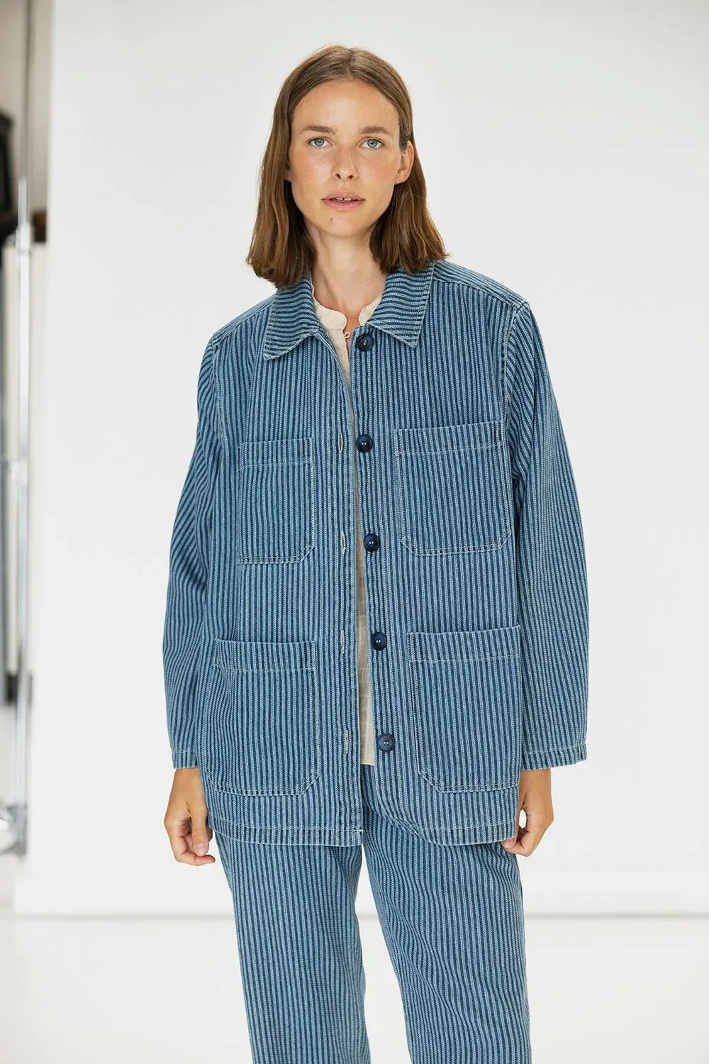 Donya Jacket in Indigo