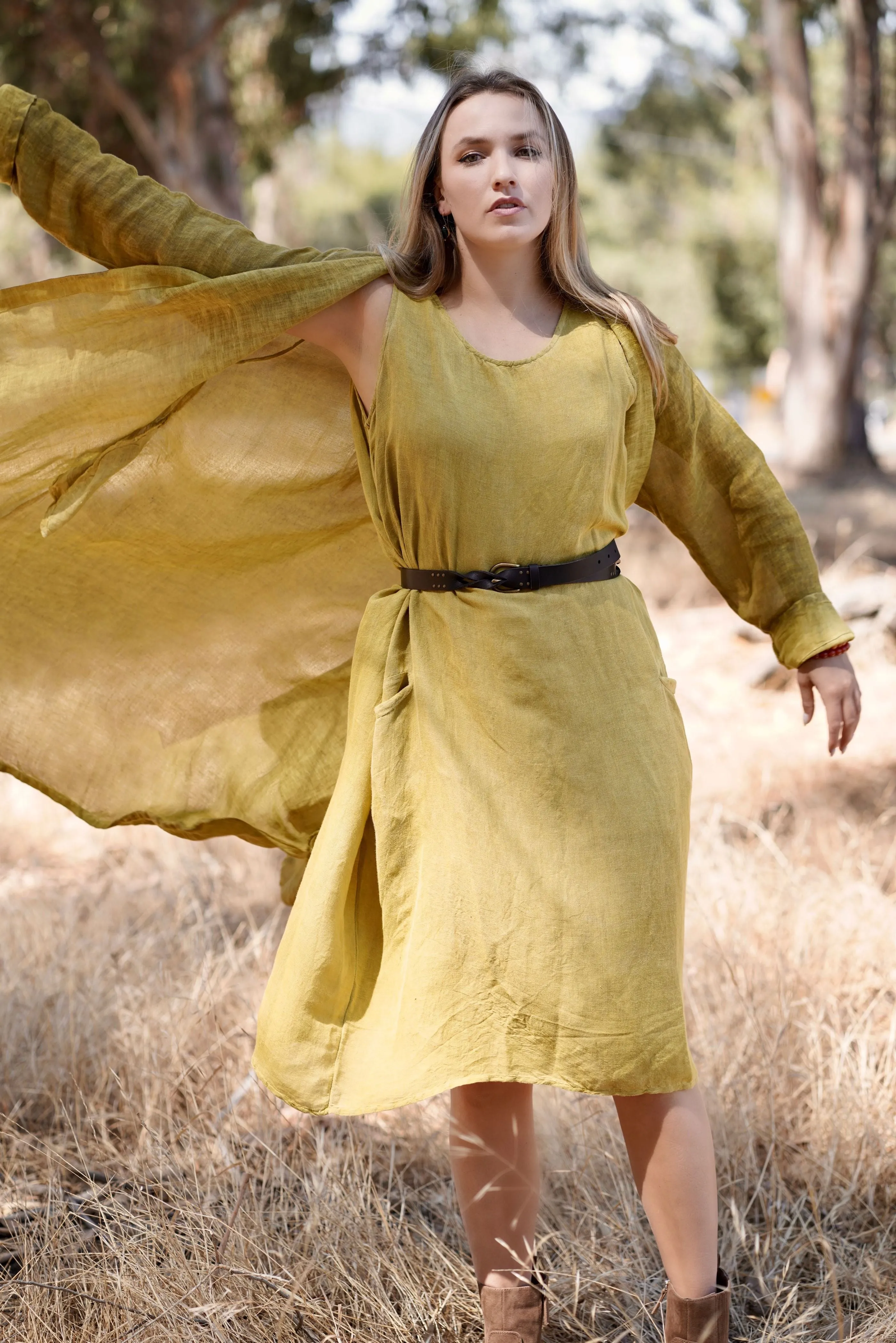 Eisley Duster Coat Mustard