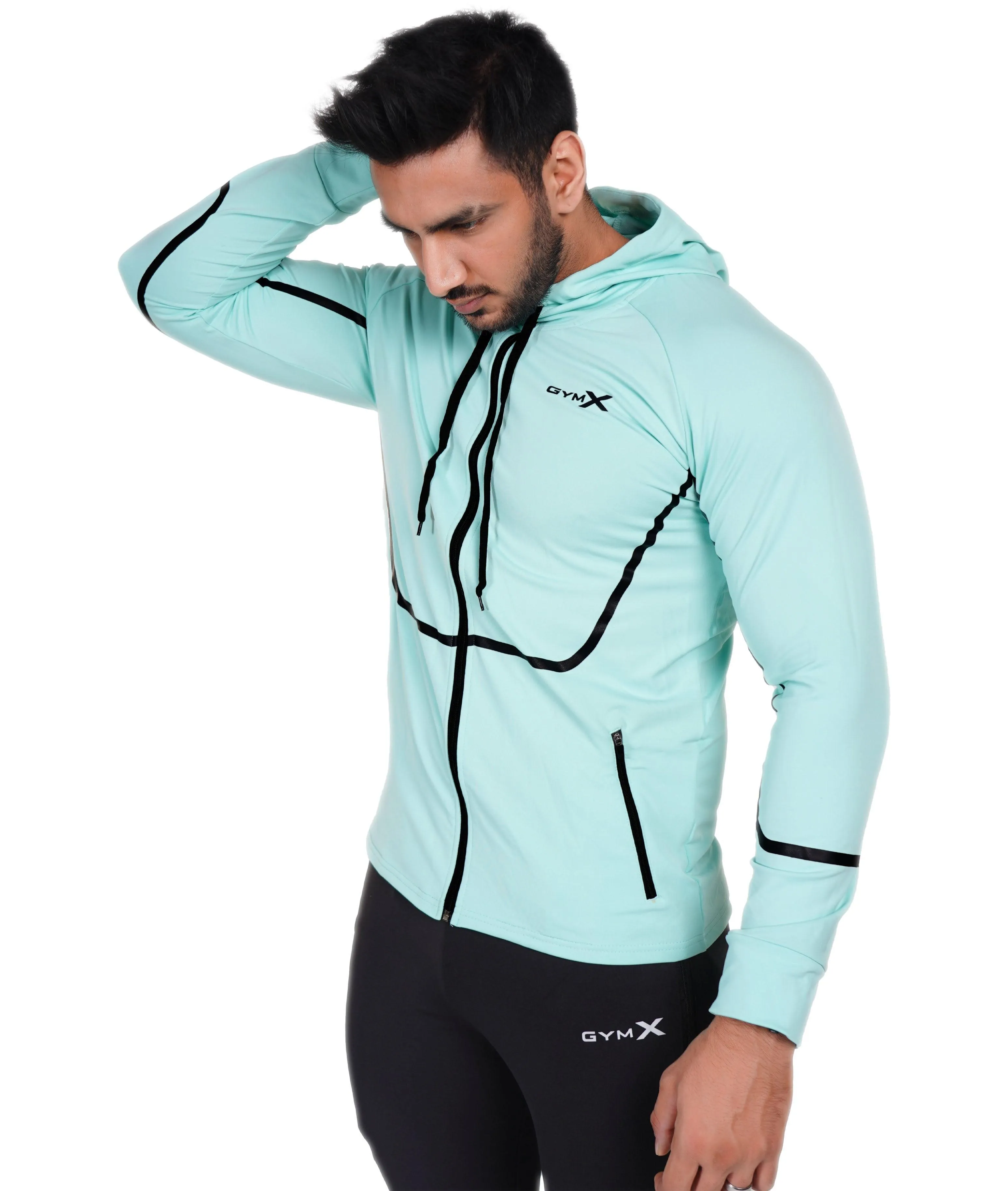 Emperor Mint Green GymX Hoodie - Sale