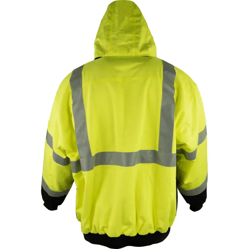 Flame Resistant Hi Vis Lime Jacket