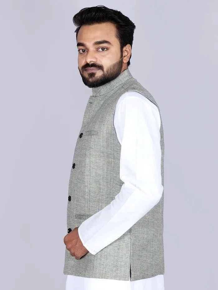 Handwoven Cotton Modi Jacket