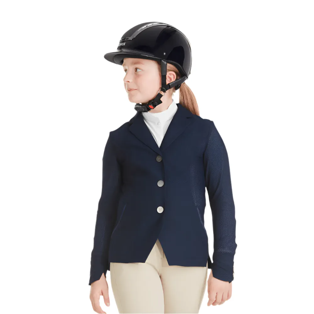 Horse Pilot Juniors Aeromesh Show Jacket - Navy