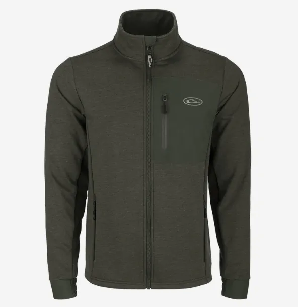 Hybrid Windproof Jacket Olive Heather By Drake