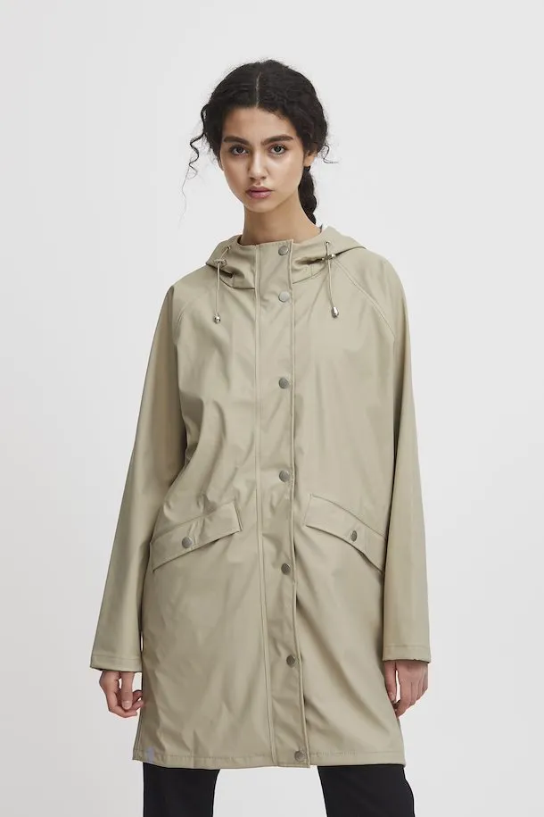 ICHI Tazi Doeskin Raincoat