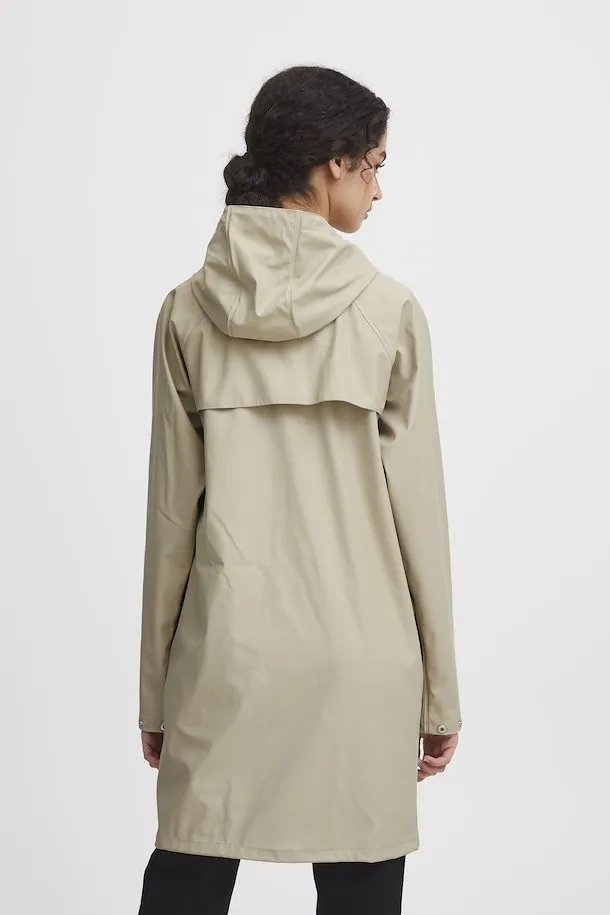 ICHI Tazi Doeskin Raincoat