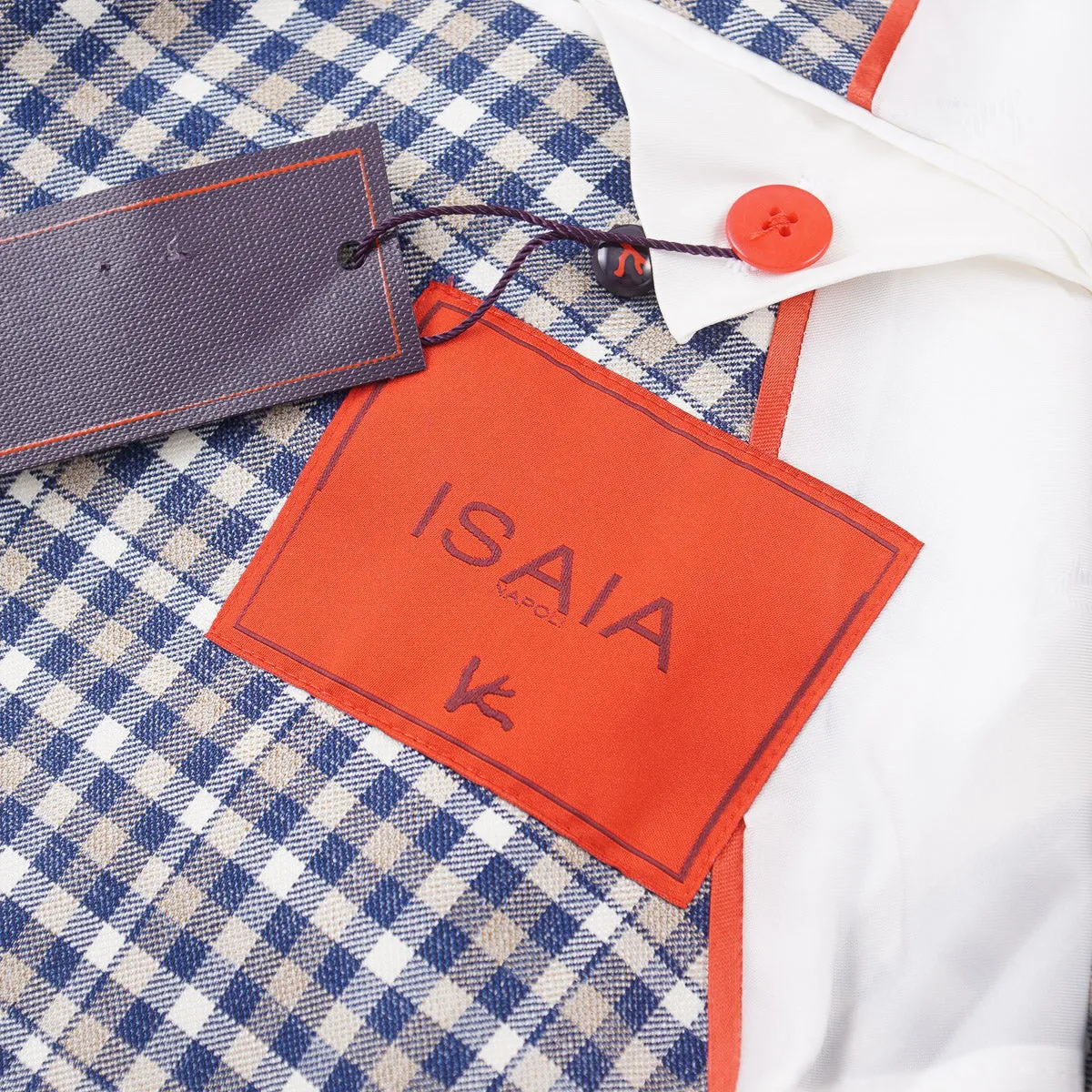 Isaia Lightweight Wool-Silk-Linen Sport Coat