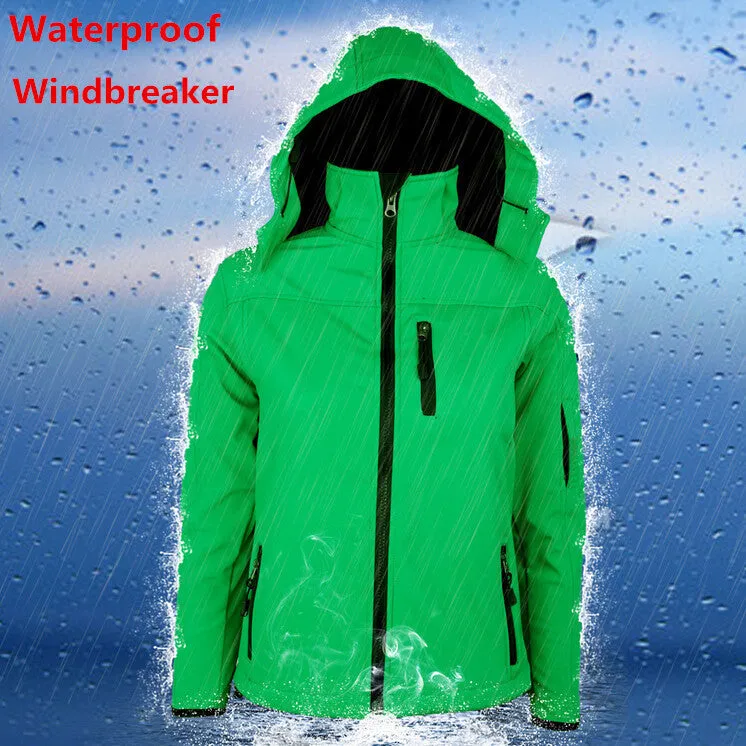 Kids Softshell Windbreaker Jacket Waterproof Free Shipping to N.A.