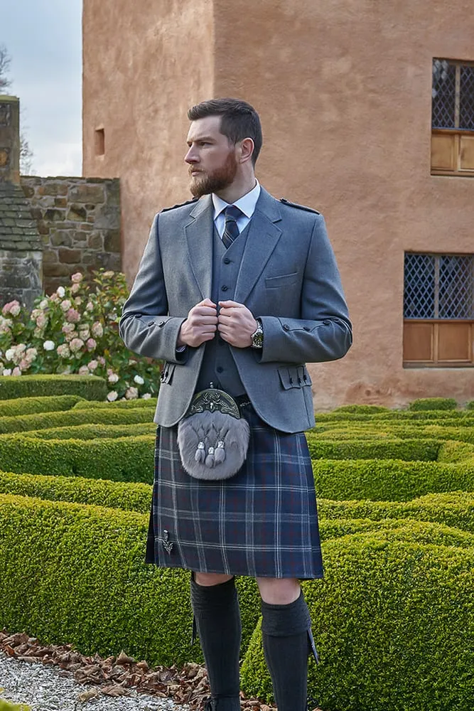 Kilt Jacket and Vest Light Grey