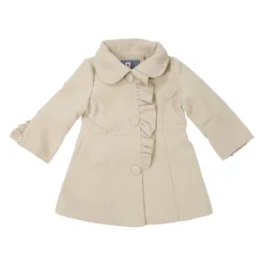 Korango Frill Overcoat Beige