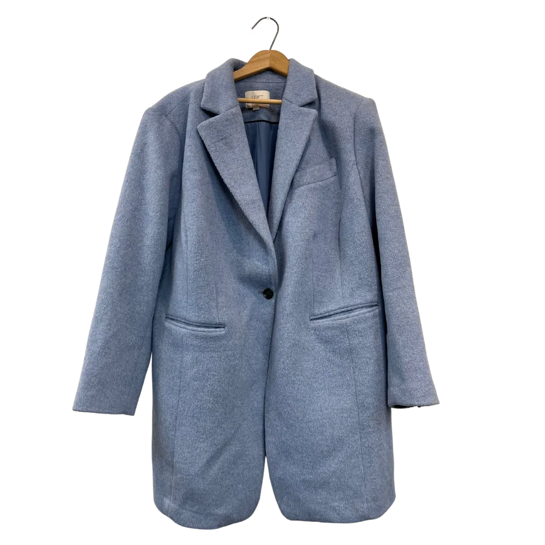 Lightweight winter coat in powder blue - US 20