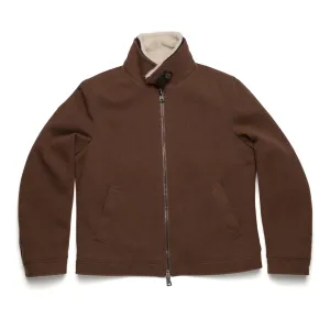 Lined Bomber in Coffee