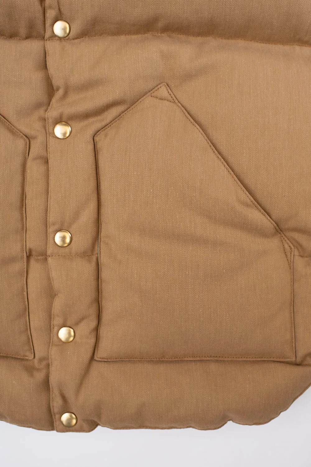 Lot 2199 - Rocky Mountain x Warehouse Dobby Twill Vest - Brown