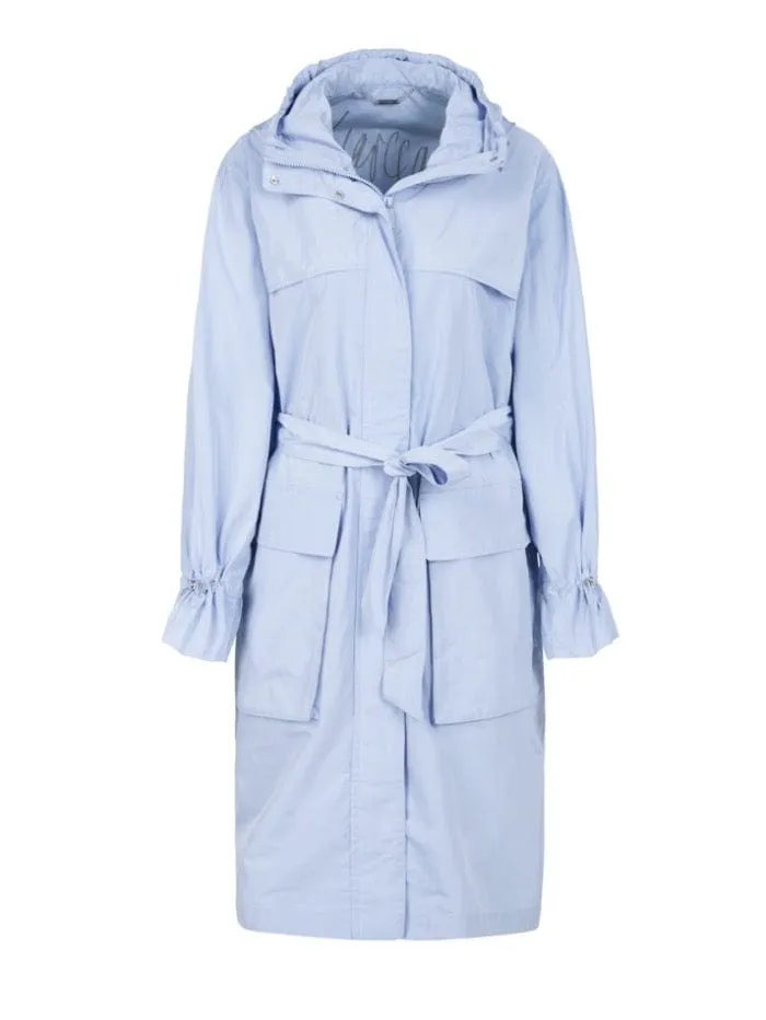 Marc Cain Collections Light Blue Lightweight Coat SC 11.03 W56 COL 306