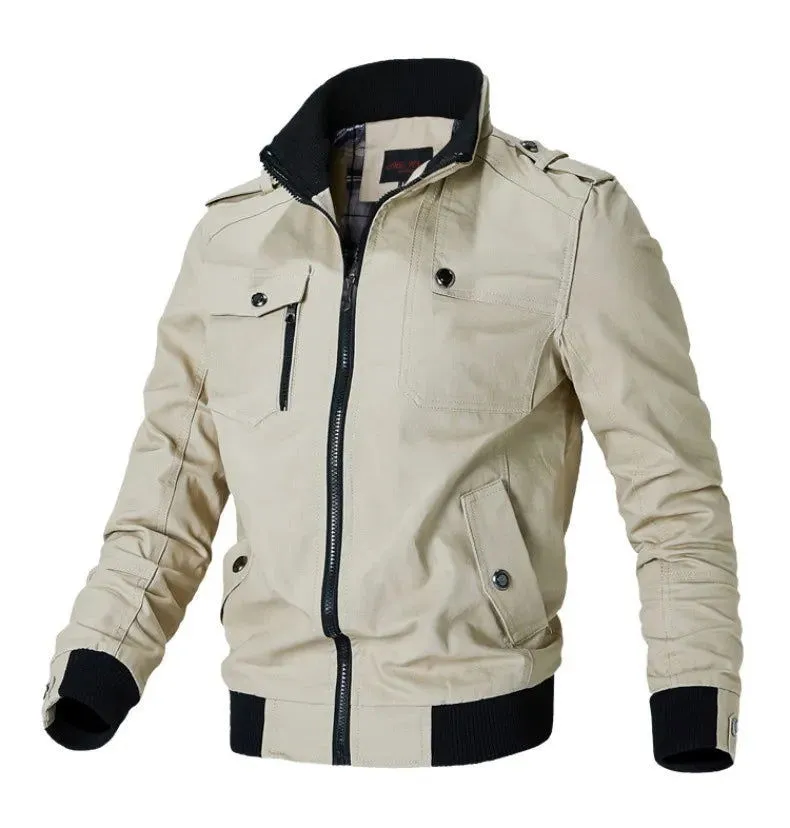 Men Fashion Casual Windbreaker Jacket Coat Spring Autumn*