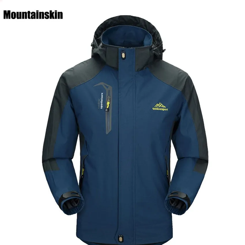 Men Soft Shell Hiking Windproof Waterproof Jackets