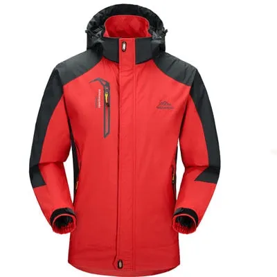 Men Soft Shell Hiking Windproof Waterproof Jackets