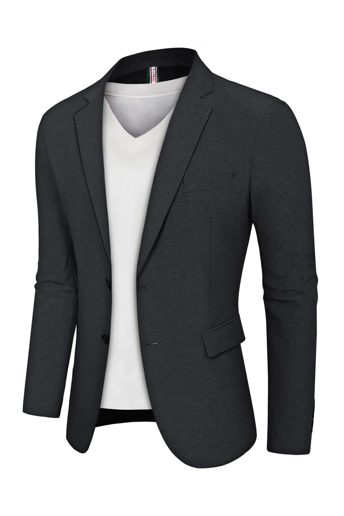 Men's Stretch Blazer Casual Suit Jackets Wrinlke Free Lightweight Sport Coats