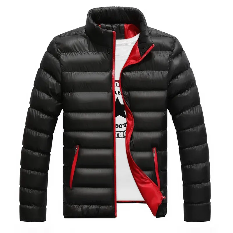 Men's Winter Thick Jacket Stand Neck Zipper*