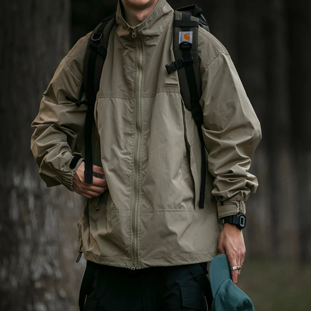 Mountain Stand Collar Hiking Jacket - Casual Coat Waterproof Jacket