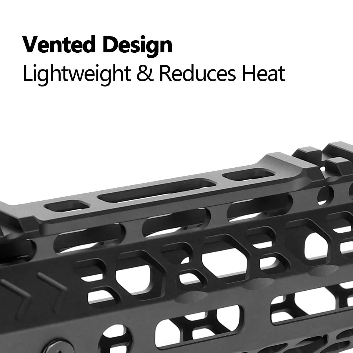 Ohhunt® AR-15 13.5" Ultra Light Hex Free Float M-lok Handguard with Steel Barrel Nut