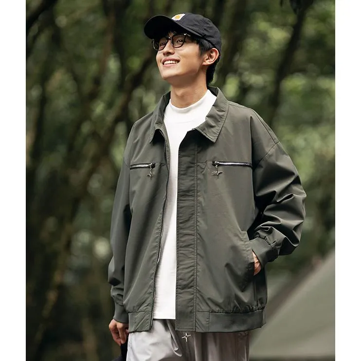 Outdoor Windproof Harrington Jacket