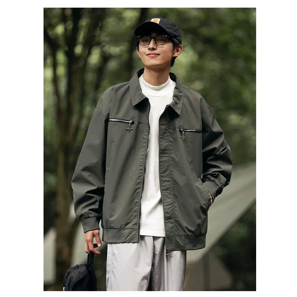 Outdoor Windproof Harrington Jacket