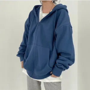 Oversized Zip-up Hoodie