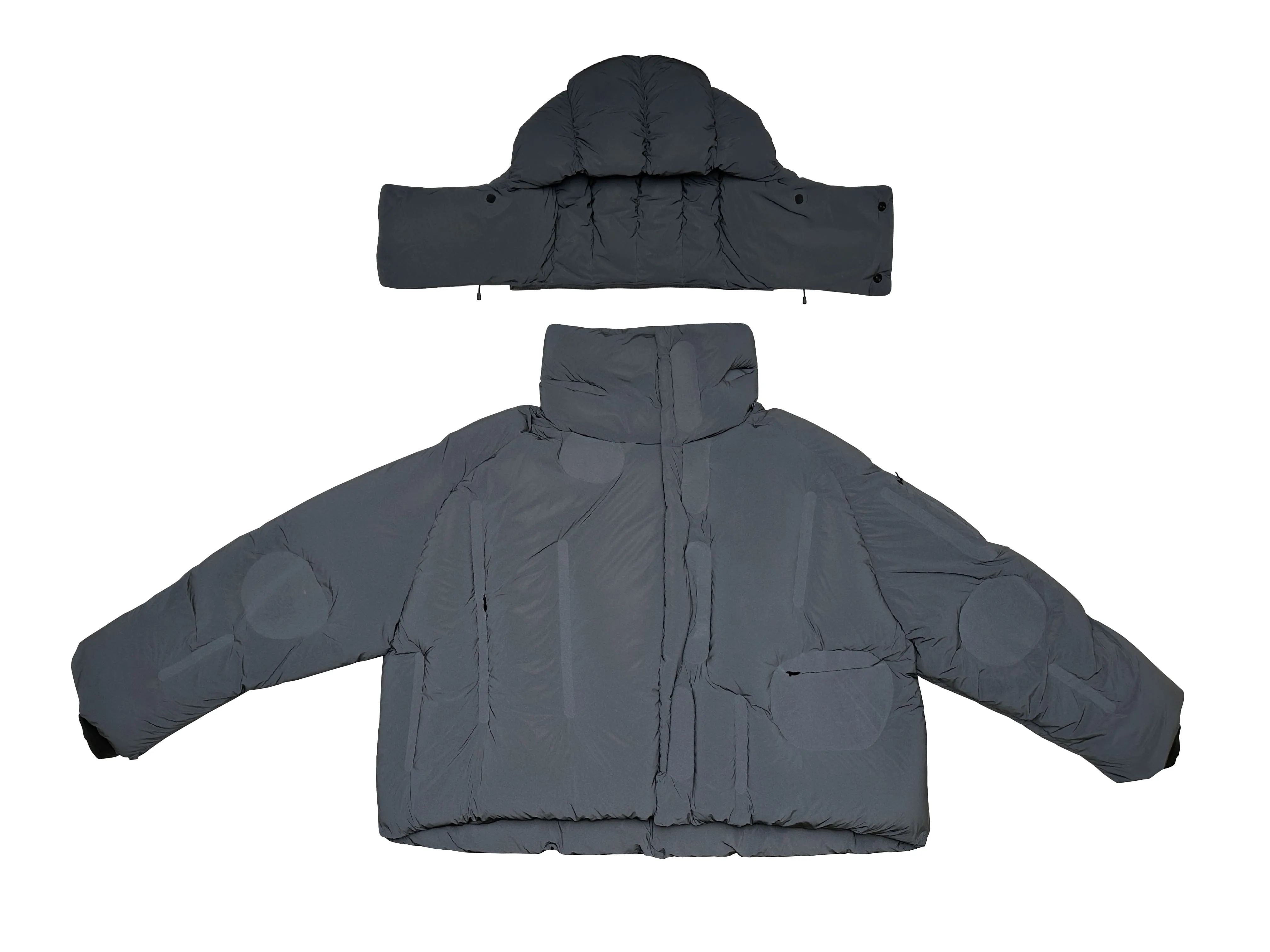 REFLEX COCOON JACKET (MATTE BLACK)