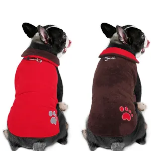 Reversible Windproof Cold Weather Jacket Vest for Small-Large Dogs