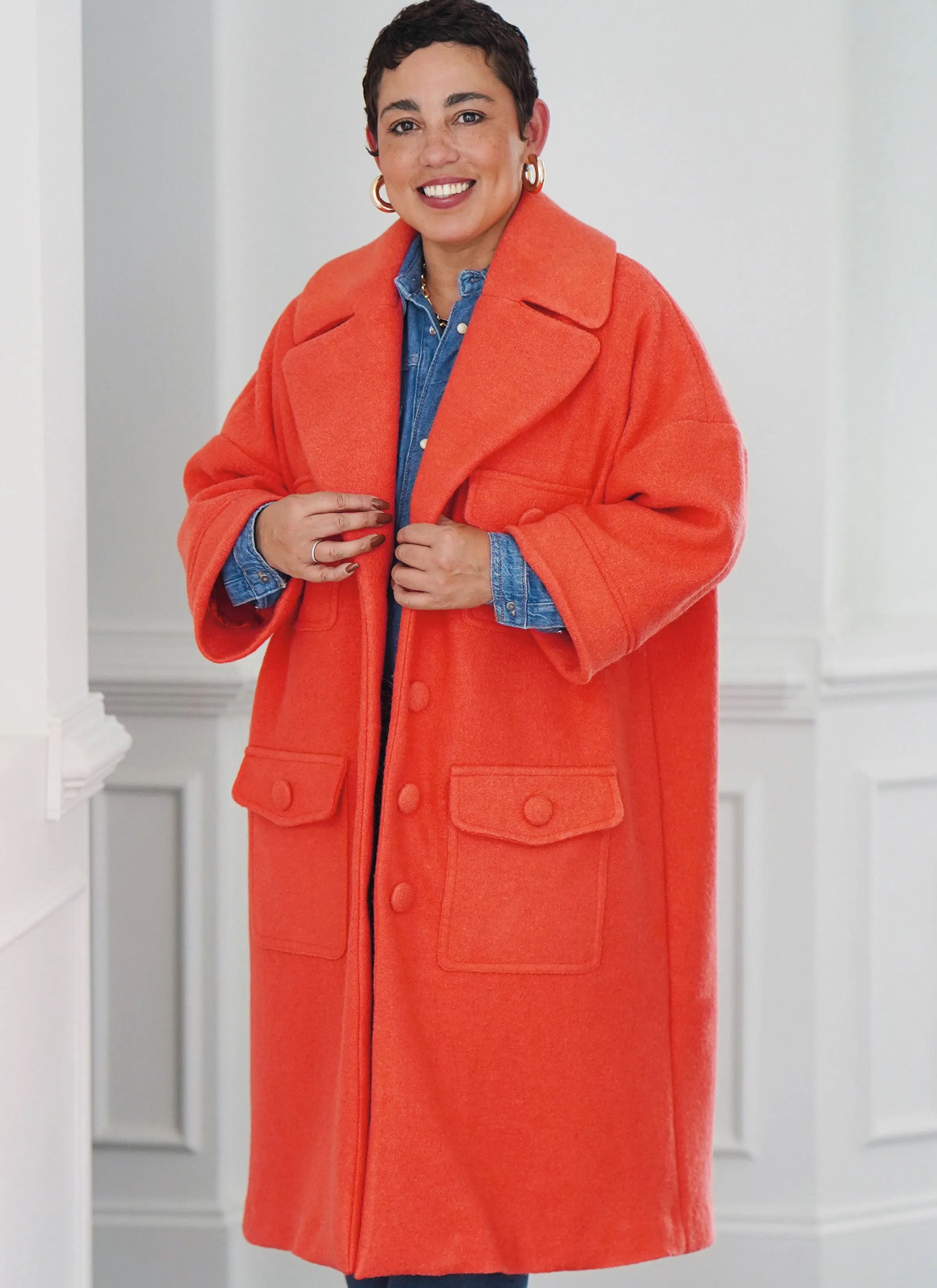 Simplicity Sewing Pattern S9824 MISSES' COAT IN TWO LENGTHS