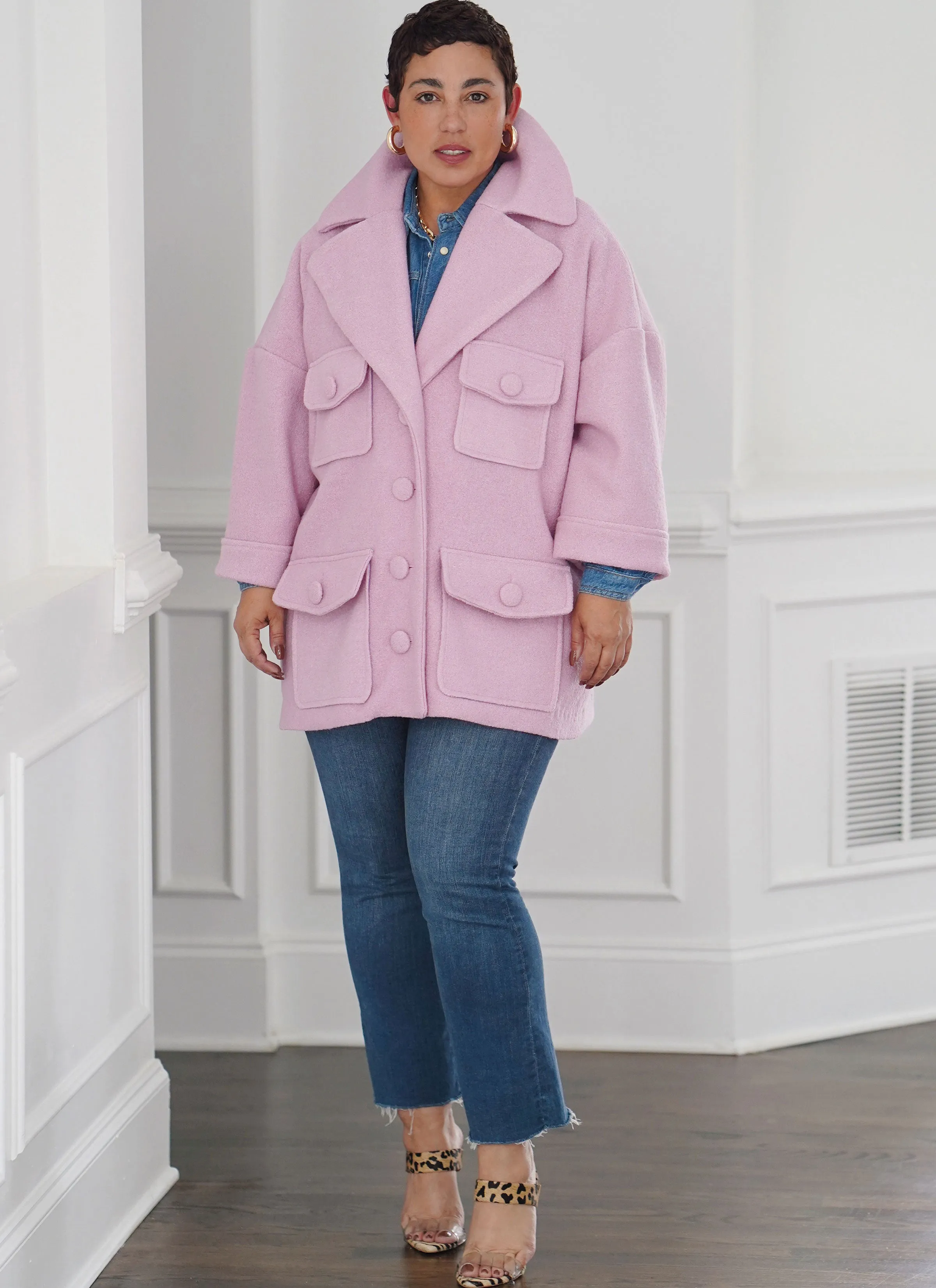 Simplicity Sewing Pattern S9824 MISSES' COAT IN TWO LENGTHS