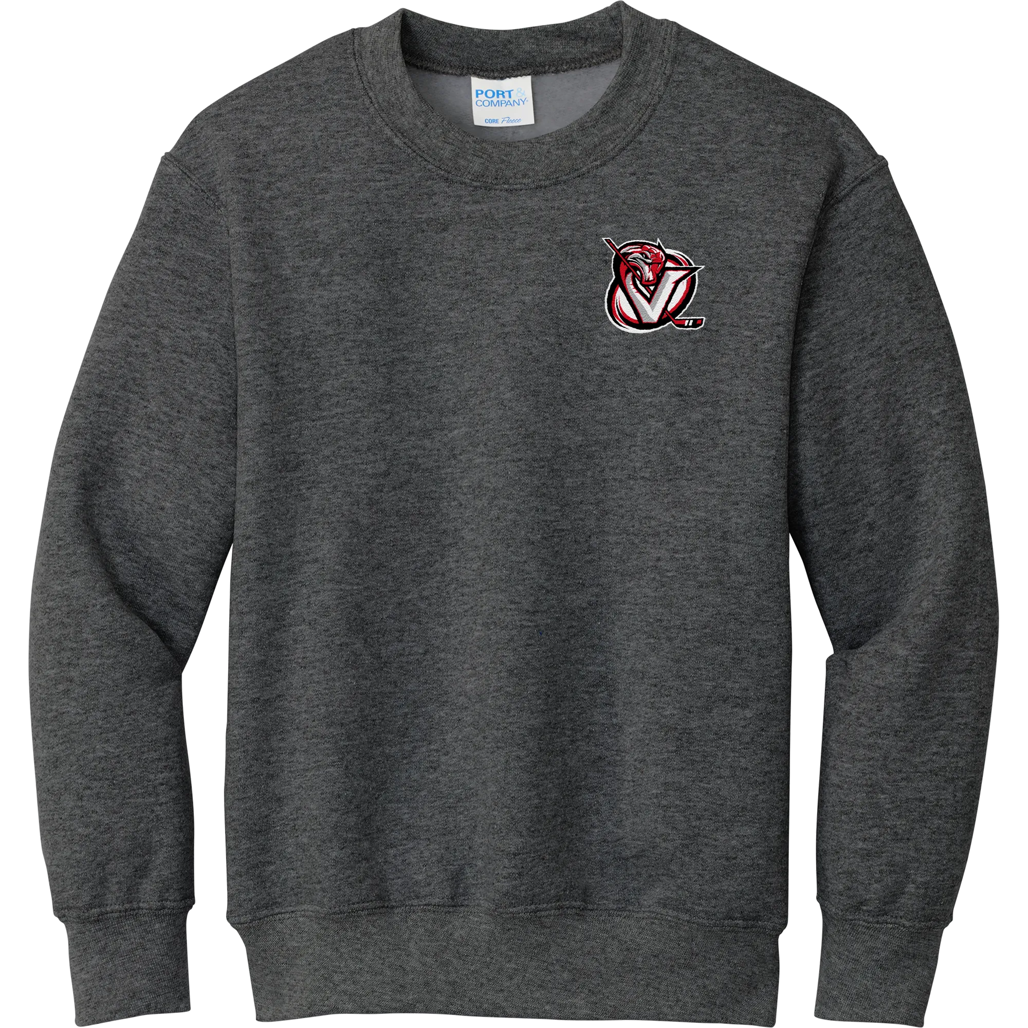 Venom Hockey Club Youth Core Fleece Crewneck Sweatshirt