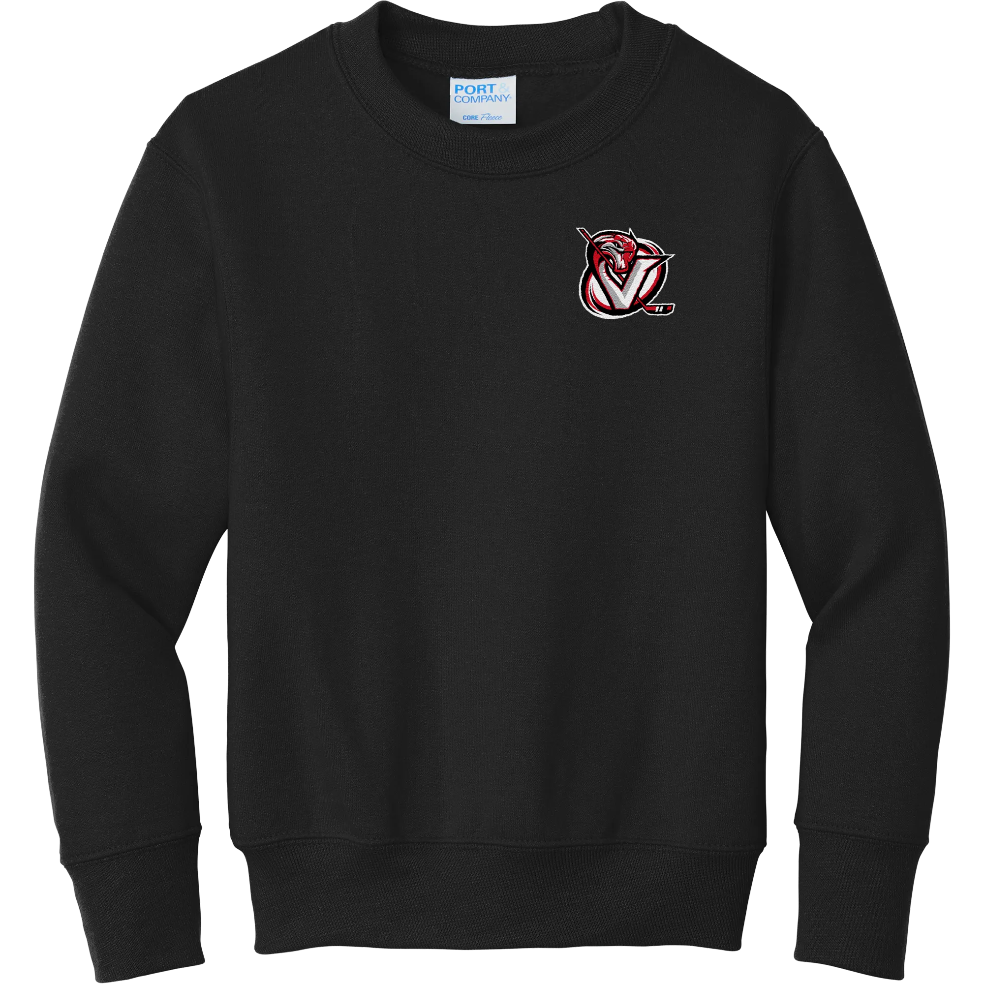 Venom Hockey Club Youth Core Fleece Crewneck Sweatshirt