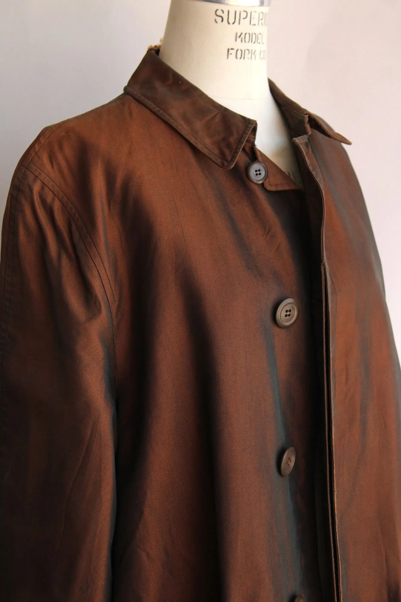 Vintage 1970s 1980s Briarcliff Brown All Weather Rain Jacket