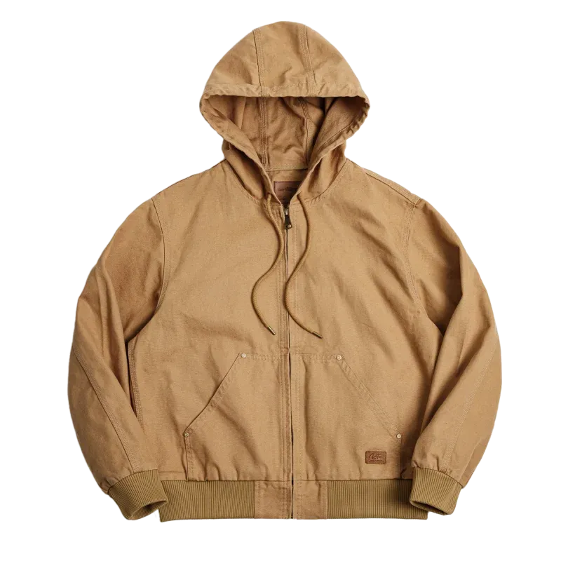 Vintage J130 Heavyweight Hooded Jackets - Classic Short Cotton Canvas Jacket