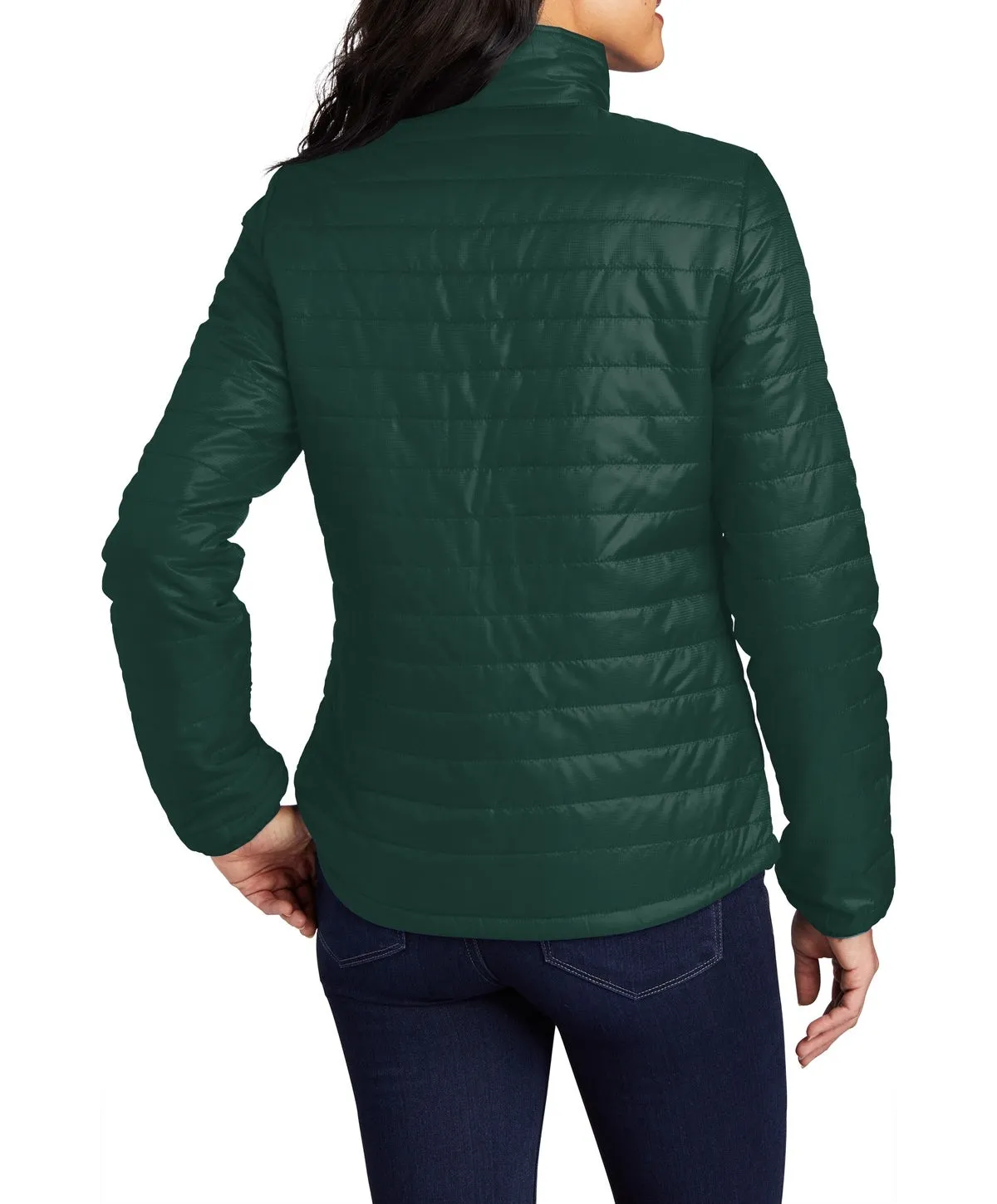 Women's Full-Zip Packable Puffy Water-Resistant Jacket