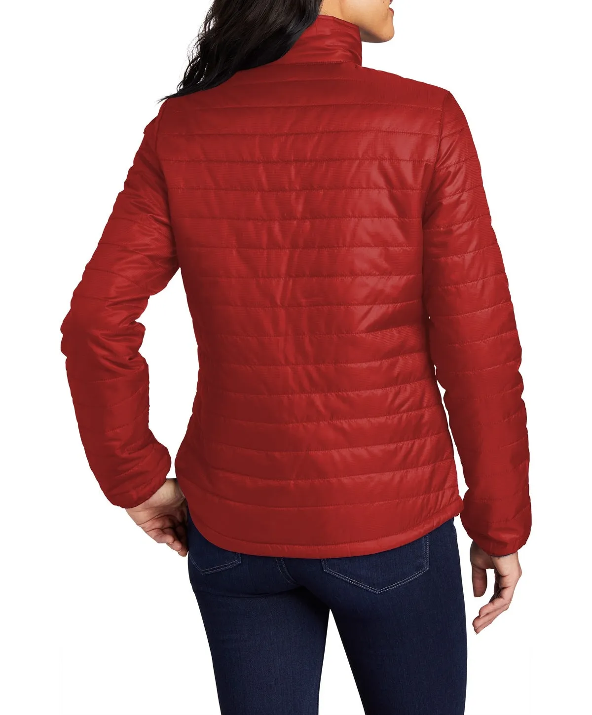 Women's Full-Zip Packable Puffy Water-Resistant Jacket