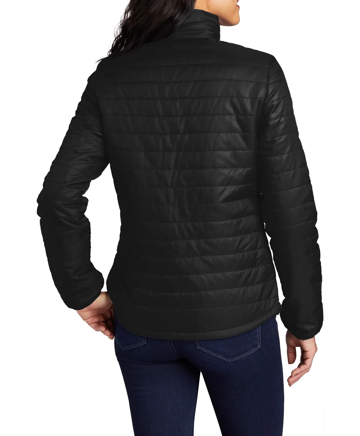 Women's Full-Zip Packable Puffy Water-Resistant Jacket