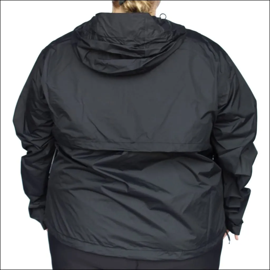 Women’s Plus Size Packable 1X-6X Windbreaker Rain Jacket