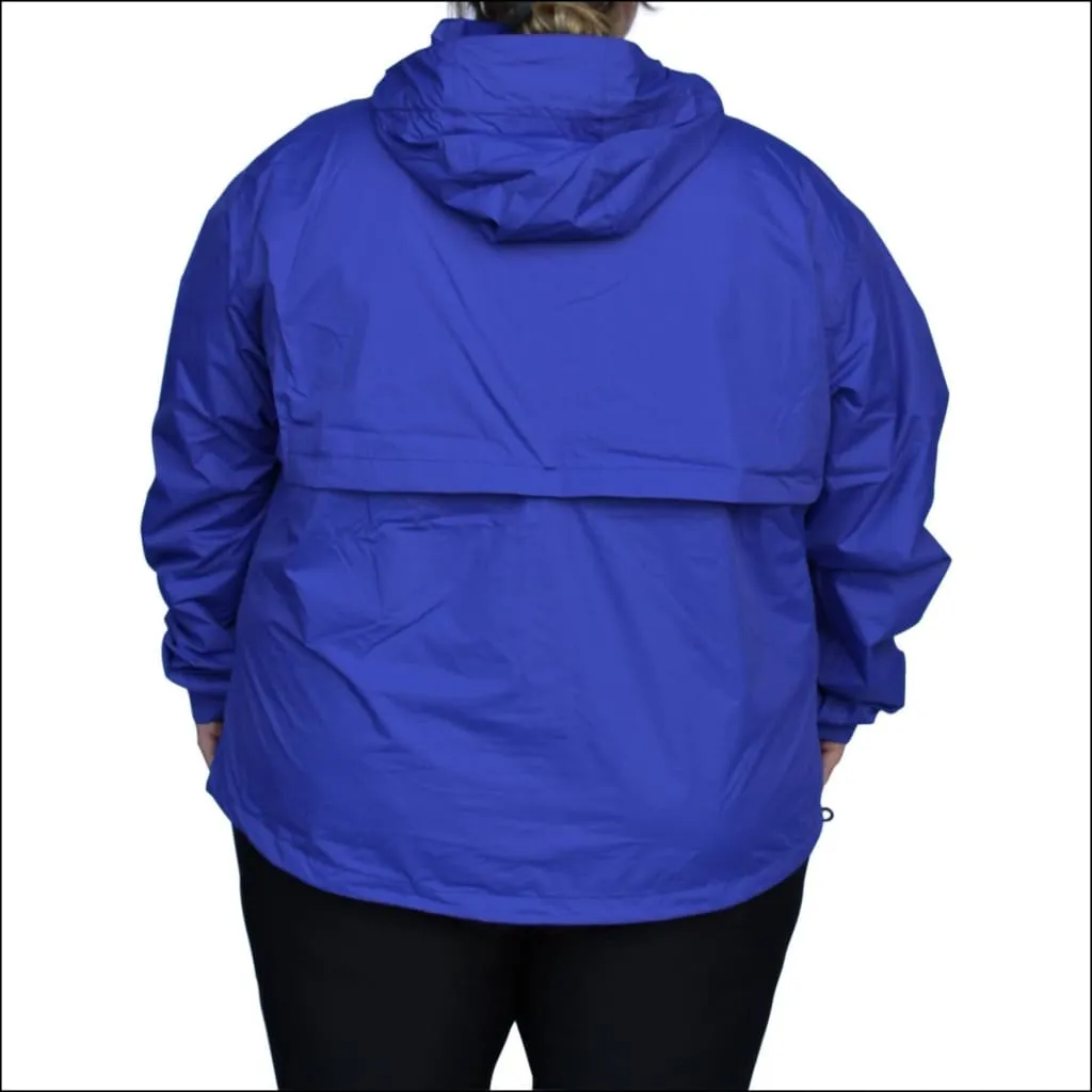 Women’s Plus Size Packable 1X-6X Windbreaker Rain Jacket